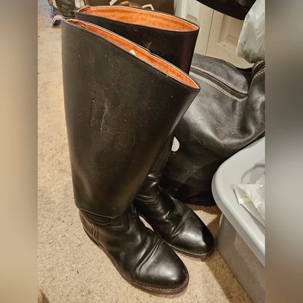 Pair of tall boots